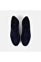 Men's Navy Blue Lace-Up Thick Soled Suede Classic Shoes - 6
