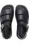 Women's Stylish Looking Black Sandals with Brand Logo, Comfortable Sole, Suitable for Daily Use - 4