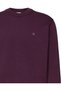 Men's Brand Logo Embroidered Round Neck Stylish Looking Burgundy Sweater Suitable for Daily Use - 2