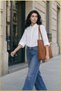 Women's Large Size Suede Hand and Shoulder Bag - Tan - 4