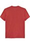 Men's Logo Printed Cotton T-Shirt with Crew Neck, Stylish and Suitable for Daily Use, Red - 3
