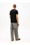 Men's Branded Label T-Shirt with Crew Neck and Short Sleeves, Stylish Appearance, Suitable for Daily Use, White-Navy Blue - 4