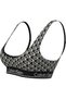 Women's Black-White Bikini Top - 2