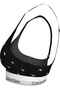 Women's Brand Logo Stylishly Designed Black-White Logo Bra Suitable for Daily Use - 3