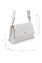 Women's White Messenger Bag - 6