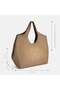 Women's Mink Leather Hobo Bag - 7