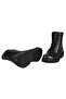 Kenia Black Women's Zippered Leather Boots - 7