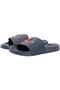 Men's Brand Logoed Navy Blue Slippers Suitable for Daily Use - 3