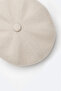 Men's Beige 100% Linen Cap Hat B009206 - 2