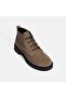 Women's Mink Lace-Up Suede Boots - 5