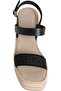 Women's Black Espadrilles with Brand Logo, Suitable for Daily Use - 3