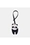 Leather Charm with Black Panda Figure