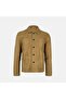 Men's Mustard Shirt Collar Nubuck Jacket - 4
