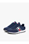 Men's Brand Logo Sneakers in Navy Blue, Suitable for Daily Use - 2