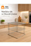 2 Pieces 3-Tier Plate Holder Metal Cabinet Organizer Countertop Bathroom Plate Cup Organization Metal Rack - 6