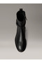Metal Logo Ankle-Length Women’s Black Boots HW0HW02663-BEH - 4