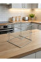 2 Pieces 3-Tier Plate Holder Metal Cabinet Organizer Countertop Bathroom Plate Cup Organization Metal Rack - 7