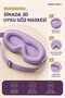 Premium 3D Sleep Eye Mask, 100% Light Blocking, Memory Foam Sleep Band - 2