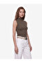 Slim Fit Viscose Blended Sleeveless High Neck Undershirt - 2