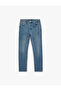 Regular Waist Pocketed Cotton Slim Fit Jean Trousers - Brad Jean - 5