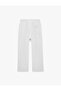 Standard Waist Tie, Stitching Detail, Pockets, Comfortable Fit, Barrel Sweatpants - 6