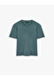 Cotton Crew Neck Short Sleeve Basic Oversize T-Shirt - 5