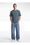 Cotton Crew Neck Short Sleeve Basic Oversize T-Shirt