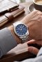 Mercede Calendar Classic Men's Wristwatch Silver Navy Blue Color Pl-7090E2X - 2
