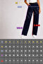 Women's Palazzo Trousers Oversize Cut - 8