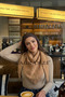 Self-Knitted Patterned Triangle Women's Shawl - 2