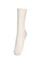 Men's Plain Seamless Wool Socks Fo 8000-1 Ecru - 3