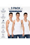 Platinum Collection 100% Cotton Men's Vest Tank Top Undershirt Sleeveless 3 Pack