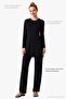 Extra Soft Long Viscose Trousers Home&Outdoor-Black - 8