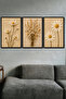 Frame-Looking Daisy Bouquet Painting Set - Wall Decoration for Living Room, Bedroom, Office, Kitchen - 4