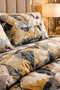 100X200 Single Duvet Cover Set Patterned Yellow-Anthracite - 2