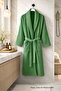 Şalyaka Cotton Unisex Bathrobe Green