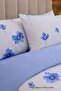 160X200 Double Duvet Cover Set Patterned White-Blue - 2