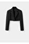 Crop Wool Blazer Jacket - 3