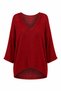 Dark Red Pique Knitwear