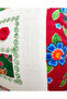 Wildflower Patterned Embroidered Patched Throw Pillow Cover - 4