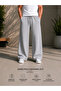 3-Piece Black Gray Navy Blue Wide Leg Sweatpants Oversized Size Comfortable Fabric - 6