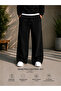 3-Piece Black Gray Navy Blue Wide Leg Sweatpants Oversized Size Comfortable Fabric - 7