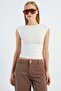 Slim Fit Blouse with Draped Sides - 5