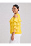 Plus Size Organza Flawed Sleeve Elegant Blouse - 3