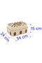 1 Piece Jar Transport and Storage Box, 6 Compartments - 7