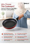 AFP 24ME 24cm Granite Nonstick Frypan, PFOA-Free, Bakelite Handle, Maroon Dishwasher Safe - 7