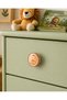Lion Patterned Wooden Children's Room Cabinet and Drawer Handle - 2