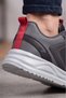 MAGG POINT 5310 ORTHOPEDIC SOLE LACE-UP SKIN MEN'S WALKING SPORTS SHOES - BLACK - 2