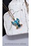 Colorful Enamel Lilo Stitch Steel Necklace - 3
