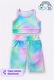 Girl's Multi-Purpose Tie-Dye Patterned Swimsuit & Sports Set 12439